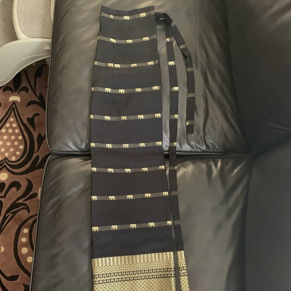 NEW Ying Thai Silk Long Wrap Skirt, OS - Picture 1 of 5